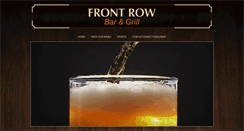 Desktop Screenshot of frontrowbarandgrill.net